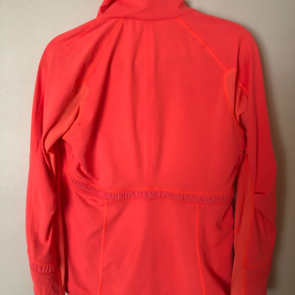 Lululemon Jacket Pullover Half Zip Bright Orange - image 2